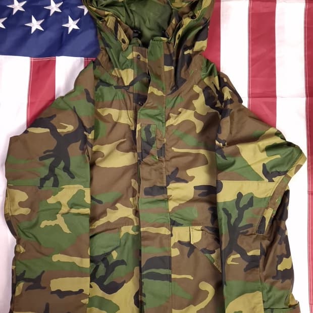 새제품 오리지날 미군 우드랜드 고어텍스 파카