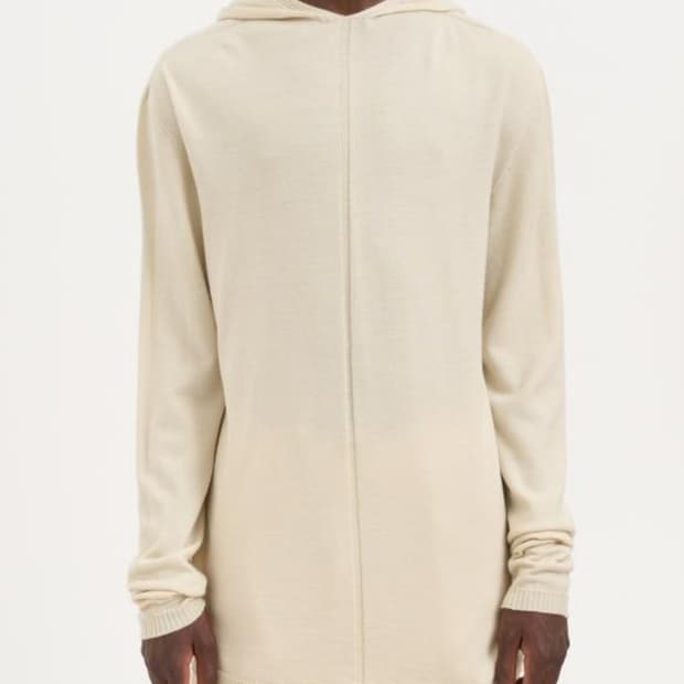 릭오웬스 FW25 CONCORDIANS 오버사이즈드 후디 울 스웨터 M