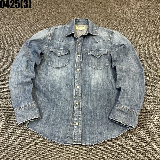 후아유 데님 셔츠