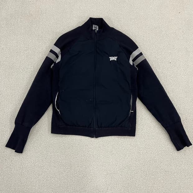 [실측확인] PXG 골프 니트 방풍 집업 자켓 0114M1