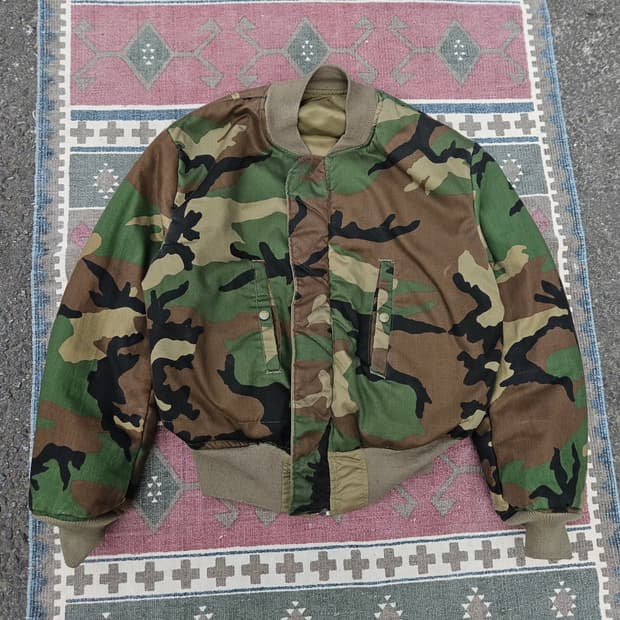 1990's Hope Mfg 우드랜드 MA-1 플라이트 자켓 M
