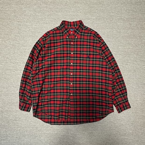 POLO RALPH LAUREN big shirt check red