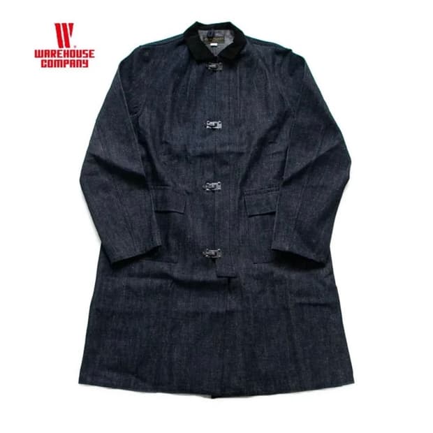 웨어하우스 buckle front 데님 샵코트