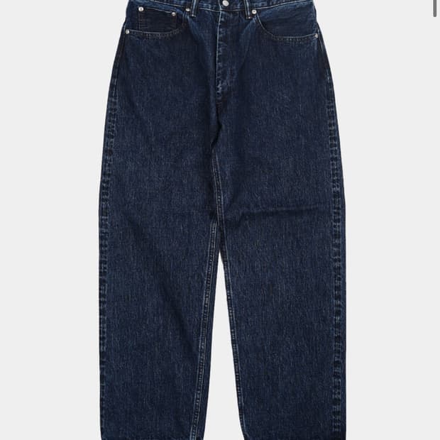 Ends and means denim 5p L 워시드 인디고