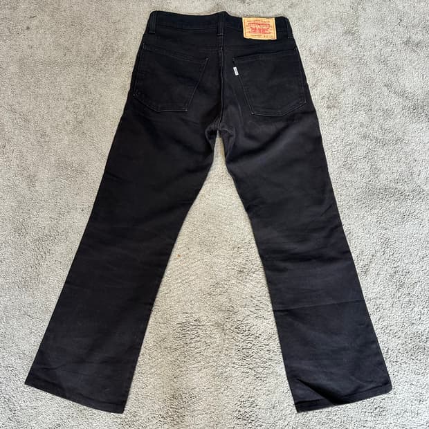 리바이스517 블랙 부츠컷 데님(28)