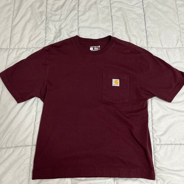 칼하트 루즈핏 버건디