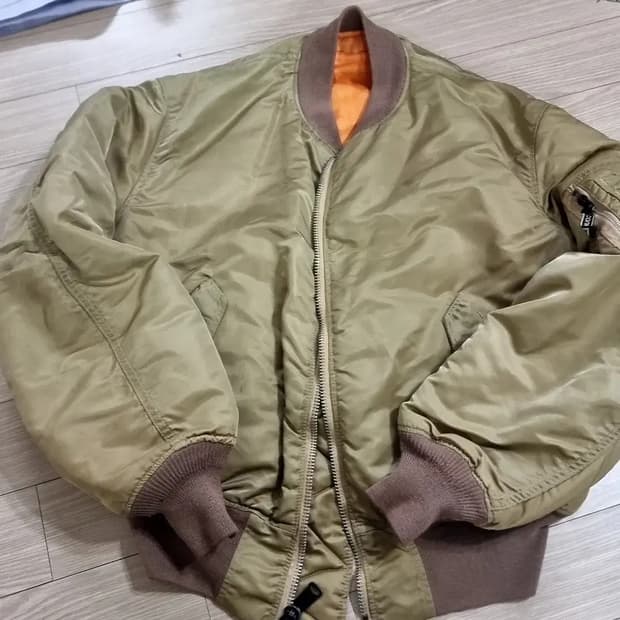 미제 made in usa hope사 카키색 MA-1 항공 점퍼(100)