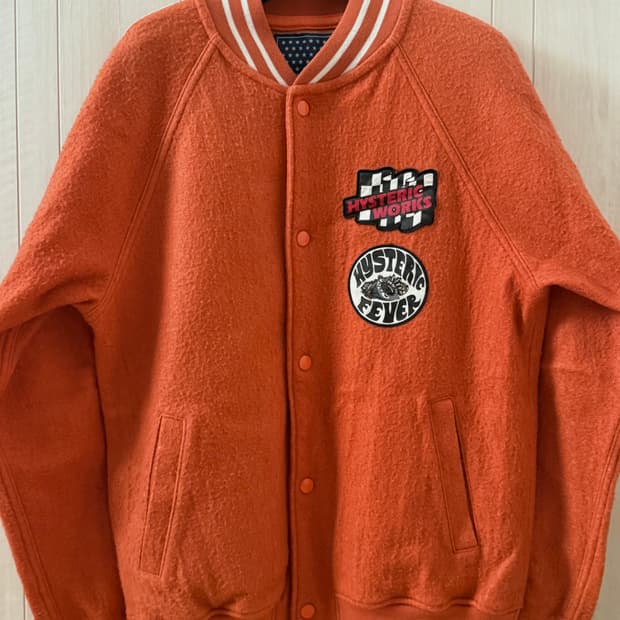 히스테릭글래머 오렌지 자켓