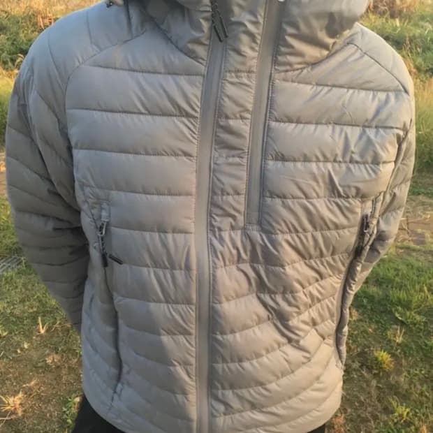 Dongsim남녀공용 경량패딩 그레이