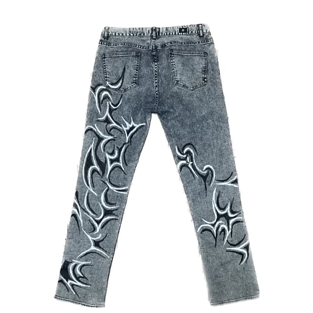 그런지 데미지 나이프 커스텀 바지