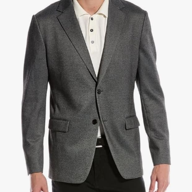 띠어리 클린턴 Ponte Double 블레이저 자켓42R(105)/멜란지