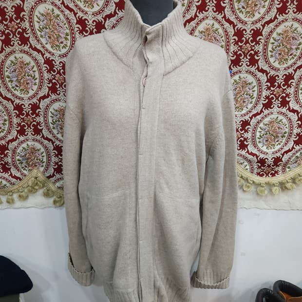 이세이미야케 울 버튼 집업 자켓

