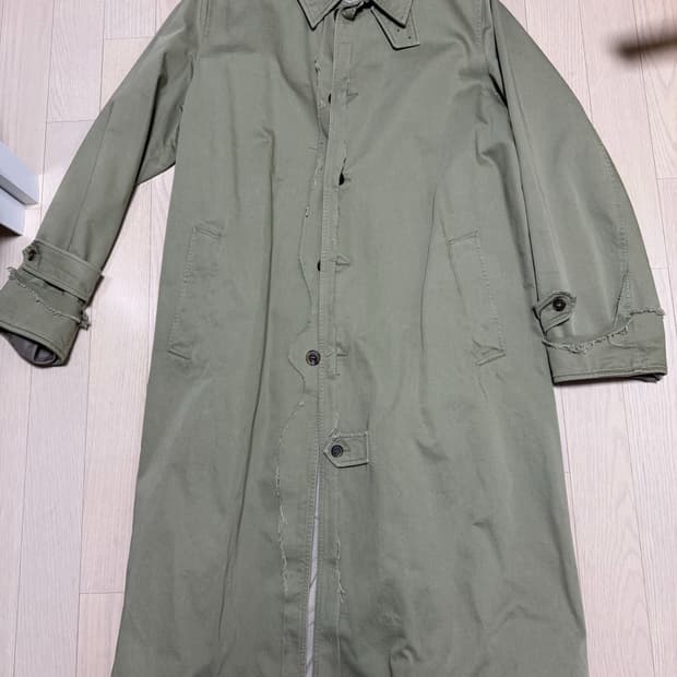 마르지엘라 롱 트렌치 코트 판매합니다