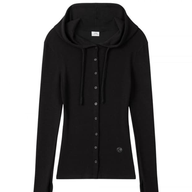 어스지구 HOODIE WARMER CARDIGAN 블랙