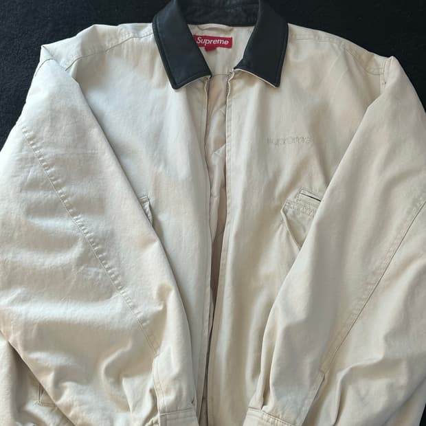 슈프림 레더 워크자켓