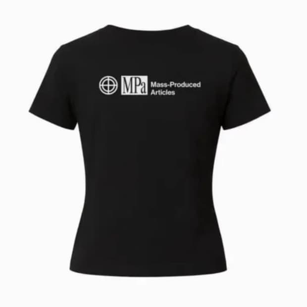 플라스틱프로덕트 MPa T-SHIRT WOMEN (BLACK)