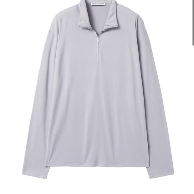 포스트 아카이브 팩션 하프 집 플리스 s사이즈