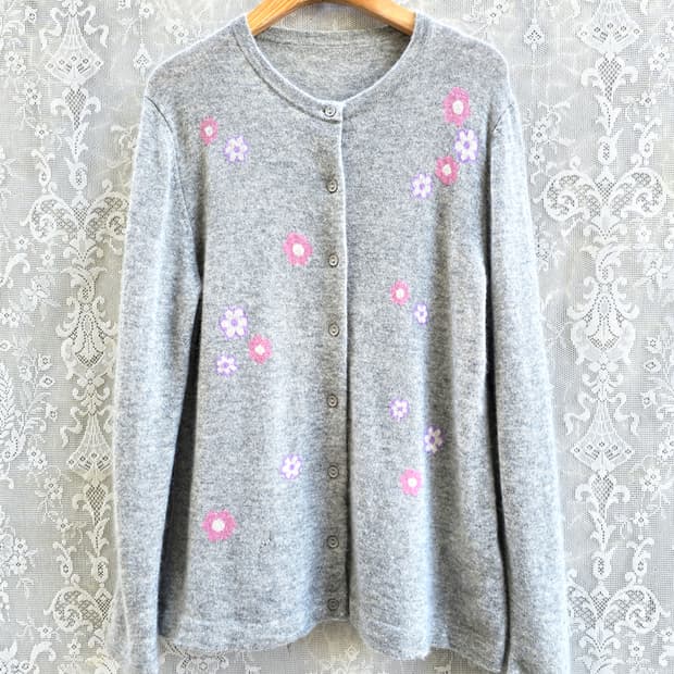 캐시미어 100% 가디건 