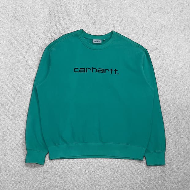 칼하트 Carhartt wip 스펠 로고 크루넥 맨투맨