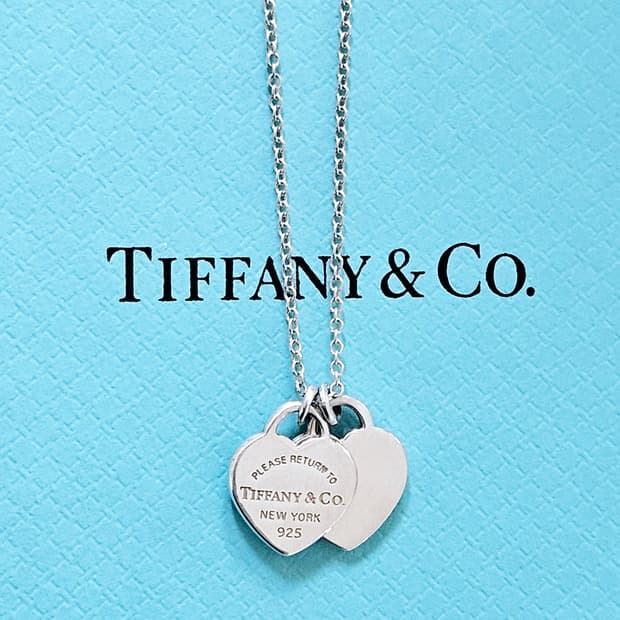 티파니앤코 리턴투 더블하트 미니 실버 목걸이[정품/풀세트]
