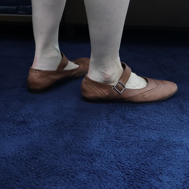 old Margaret Howell brogue mary jane