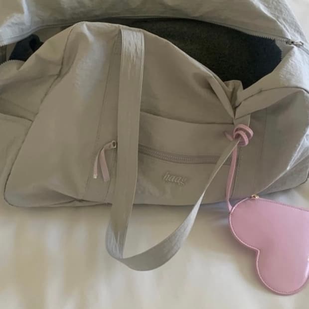 헤이그 더플백 실버