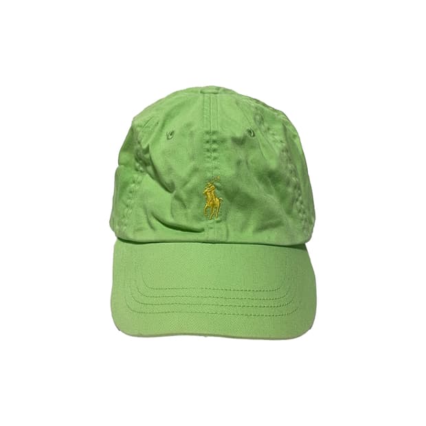 폴로 랄프로렌 연두색 볼캡 모자