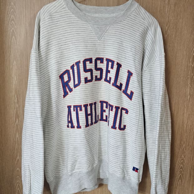 러셀 애슬레틱 90년대 하이코튼 스웻셔츠 L