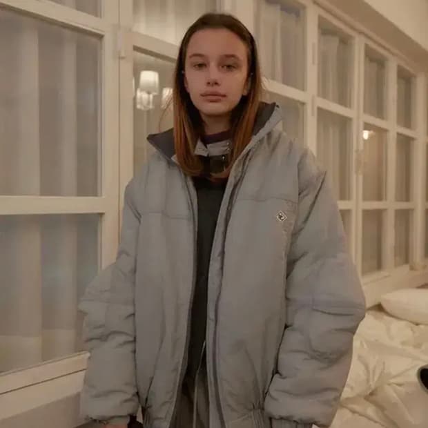 노컨텐츠 윈터 점퍼 라이트그레이