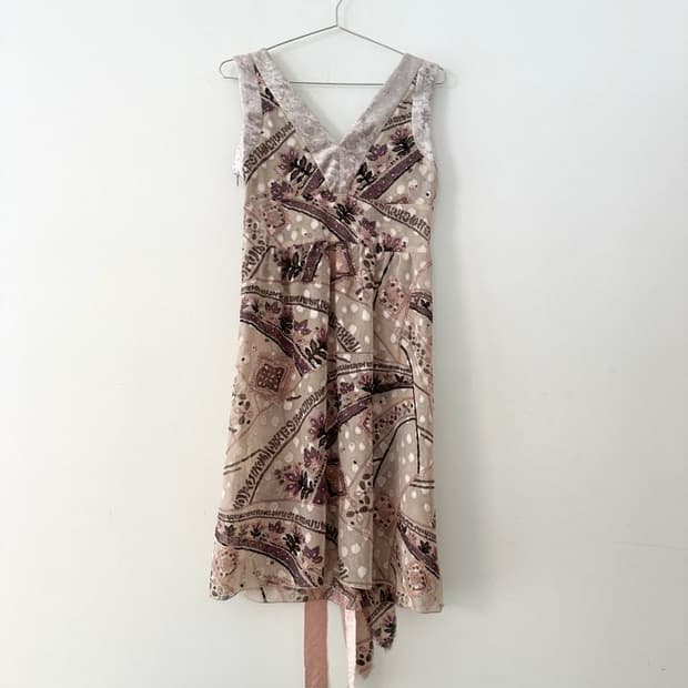 Velvet 2 layer strap blouse & ops