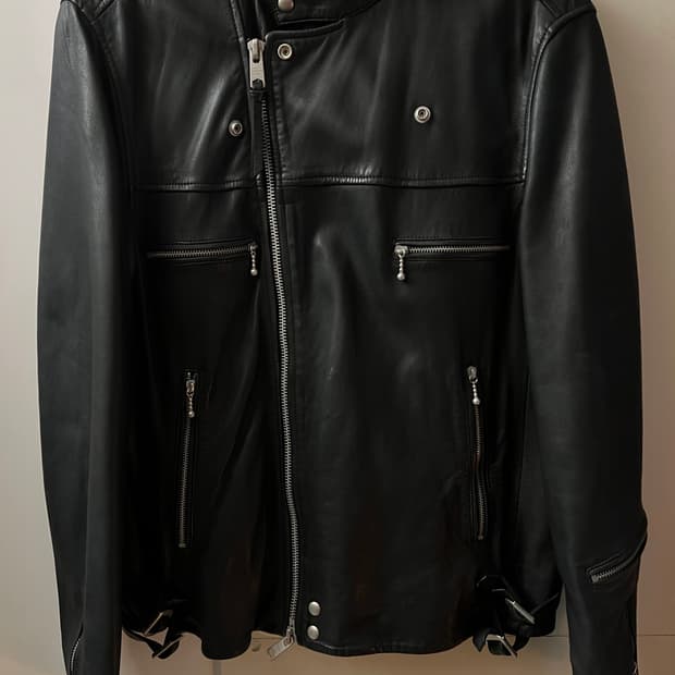 올세인츠 라이더 레더 가죽 자켓 XL