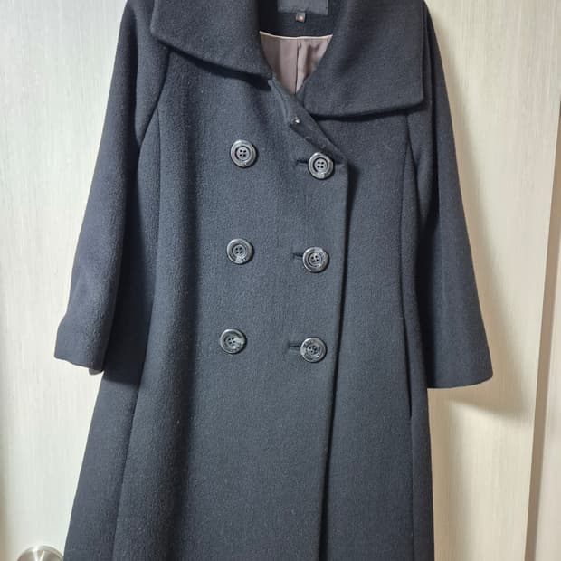 마쥬 maje 여성 울코트 블랙 36 울앙고라