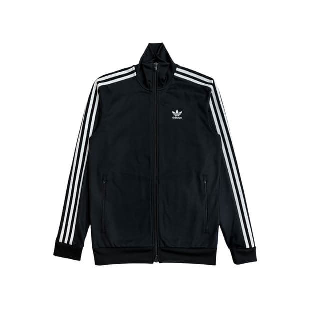 아디다스 베켄바우어 블랙 트랙탑 져지 집업 자켓 90 s