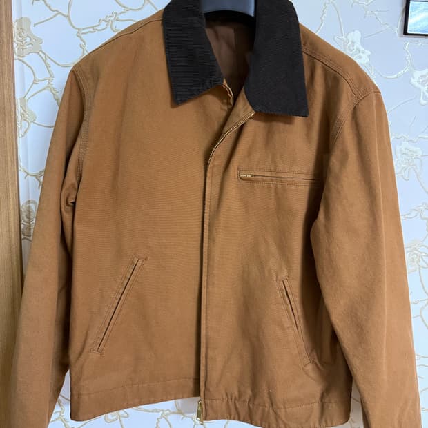 무신사스탠다드 캔버스 워크자켓 브라운 XL