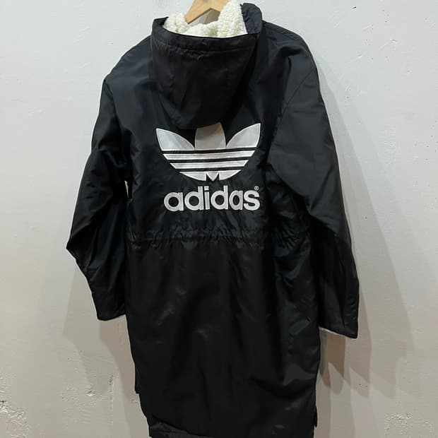 아디다스 파이어버드 양털 밴치파카 Made in USA 