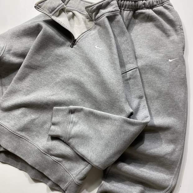 [XXL/L] Nike NRG 나이키 솔로스우시 그레이 스웻 셋업