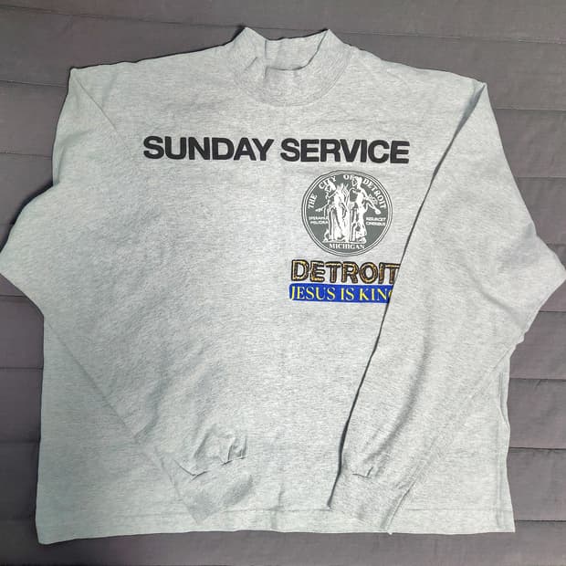 jesus is king sunday service 칸예 롱슬리브