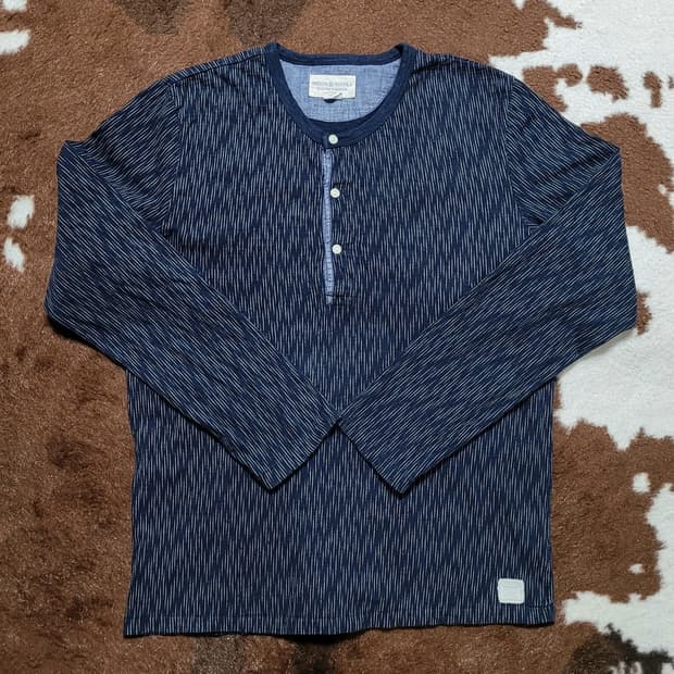 폴로 데님앤서플라이 남성용 라운드 티(L)