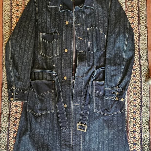 더블알엘 리미티드 에디션 데님 워크 코트