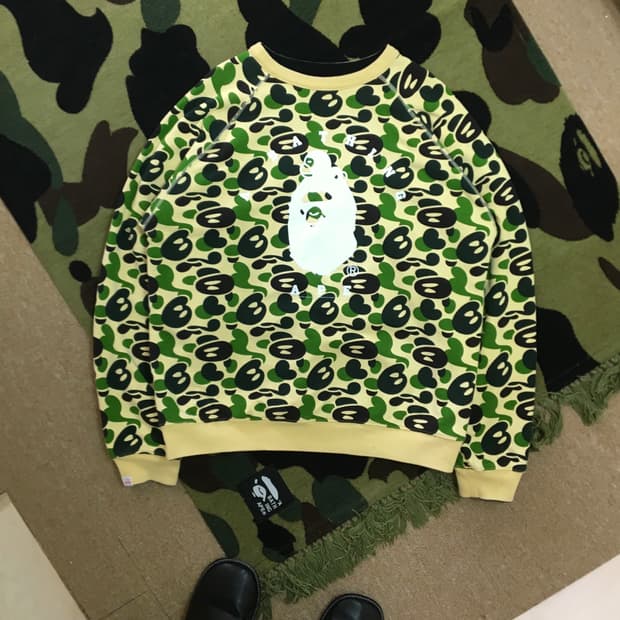 OG베이프 리버시블 베이비 마일로 스웻셔츠(L)