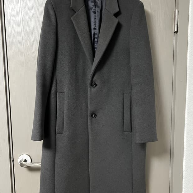 코모도 남성 캐시미어 블렌디드 코트 그레이 100