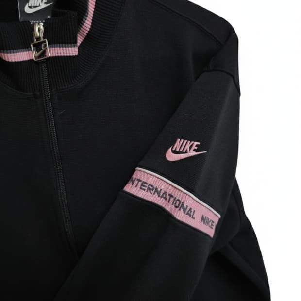 💥대장급💥JPN 일본 나이키 집업 트랙탑 자켓/블랙 핑크
