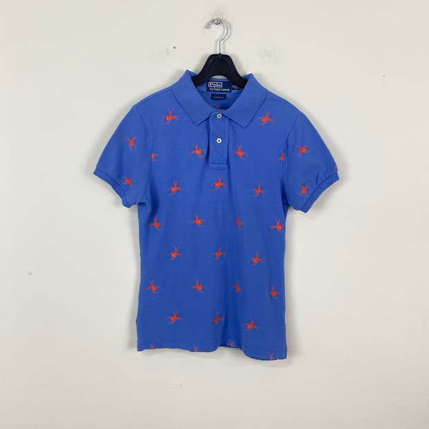 폴로 랄프로렌 스파이더 자수 PK카라 반팔티 M