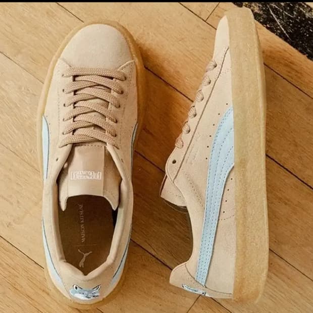 285) 메종키츠네 퓨마 스웨이드 크레프