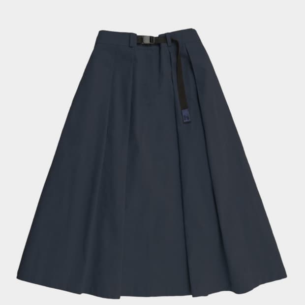 해브해드 벨티드 플레어 스커트