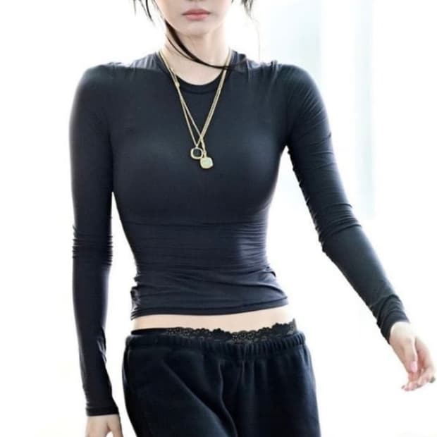 skims 스킴스 닝닝 롱 슬리브 티셔츠 xs