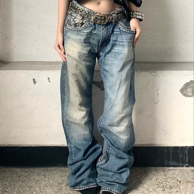 True religion Wide Denim Pants