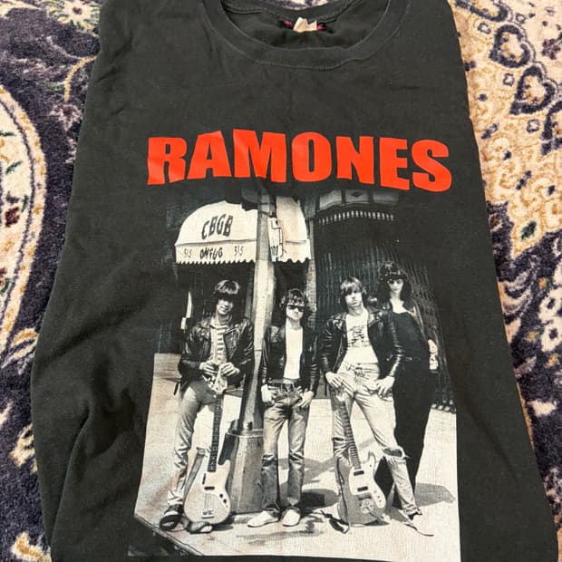 90's RAMONES Vintage Tee Black xxl