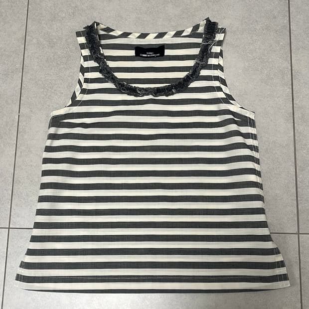 COMME des Garcons stripe sleeveless