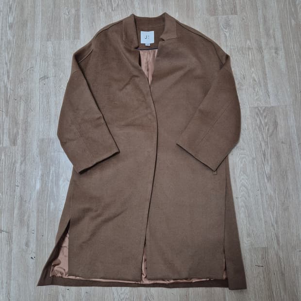제이바이 여성 모직 럭셔리 싱글 코트